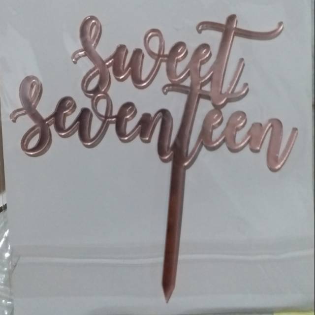 Detail Tulisan Sweet Seventeen Nomer 18