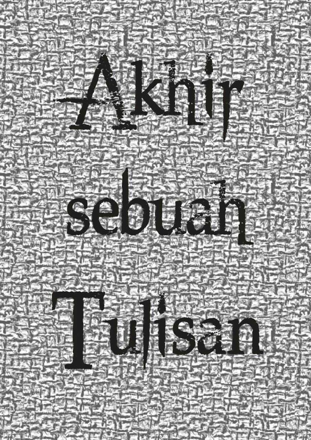 Detail Tulisan The End Nomer 41