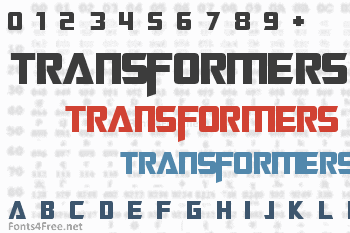Detail Tulisan Transformers Nomer 47