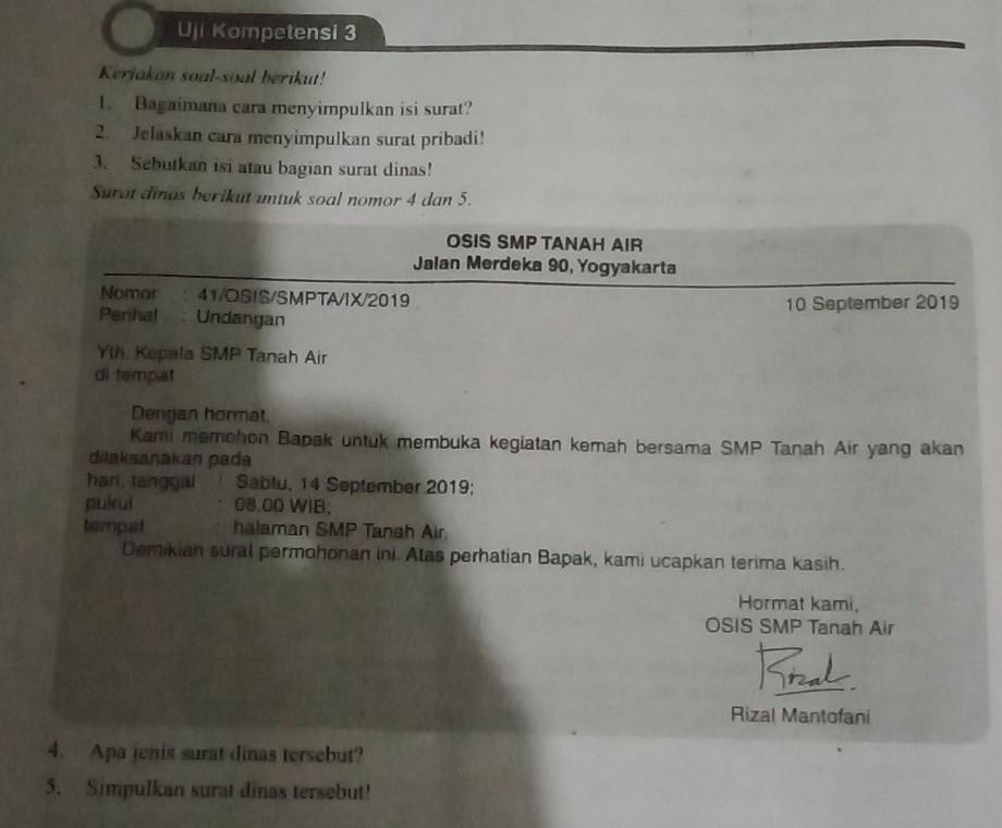 Detail Tuliskan Contoh Surat Dinas Nomer 37