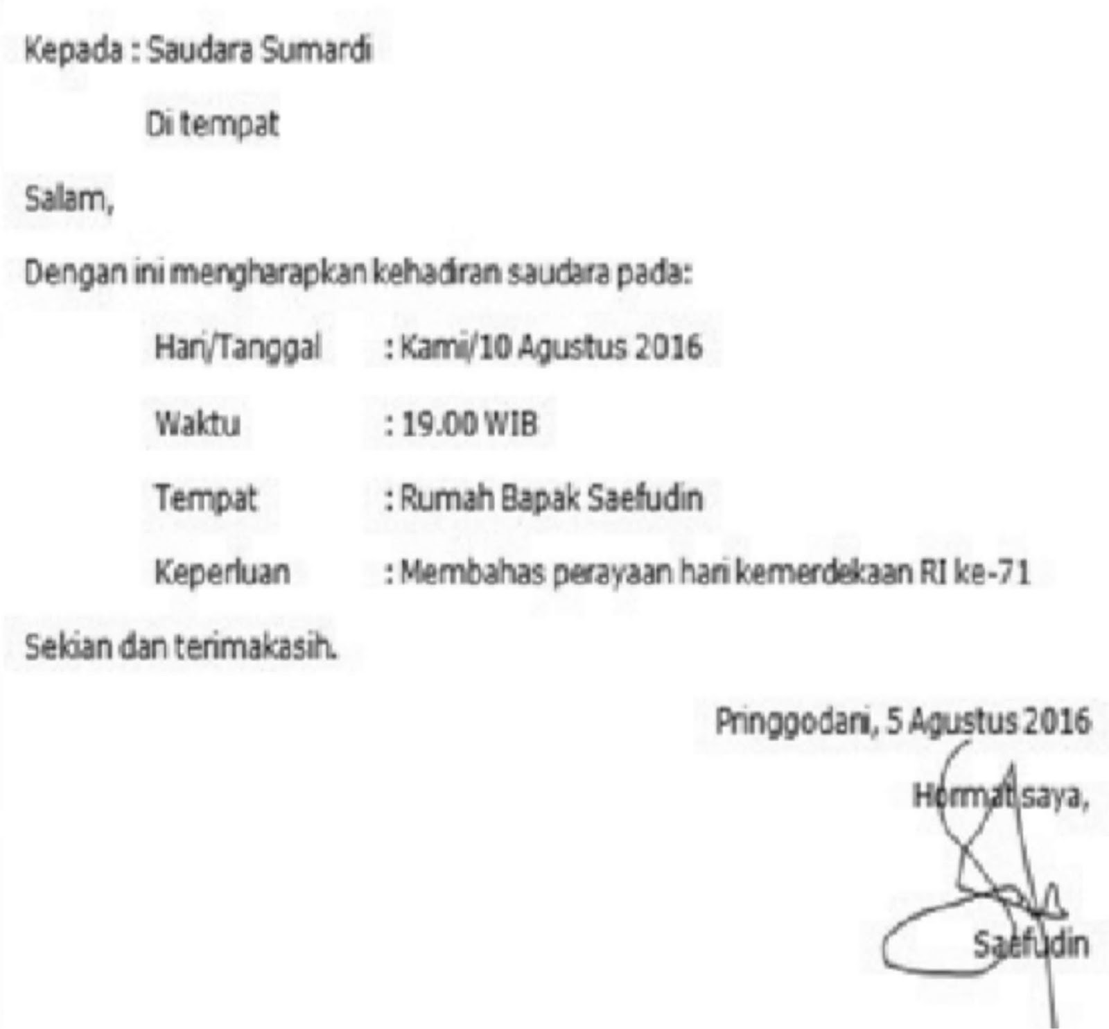 Detail Tuliskan Contoh Surat Undangan Ulang Tahun Nomer 26