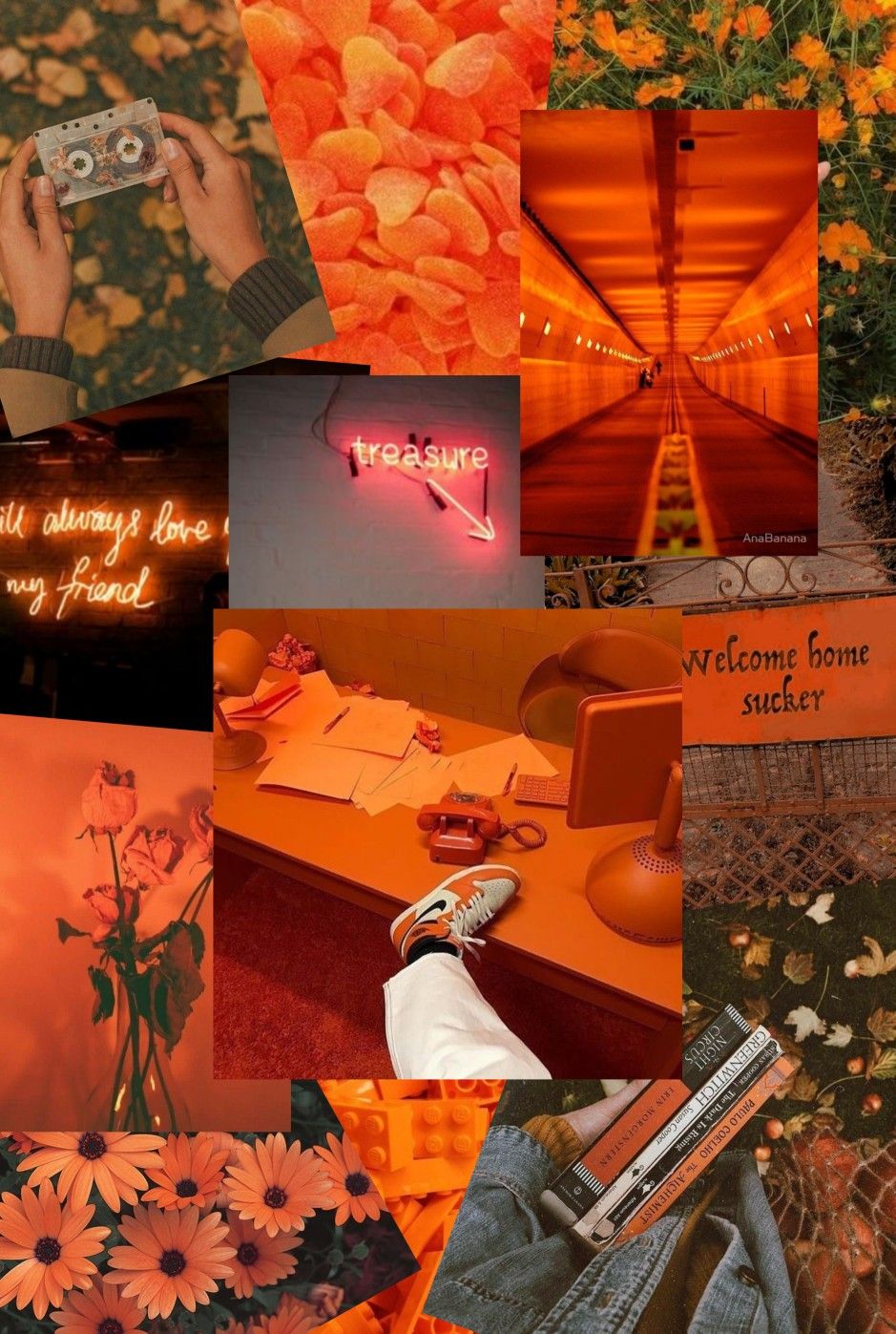 Detail Tumblr Background Orange Nomer 3