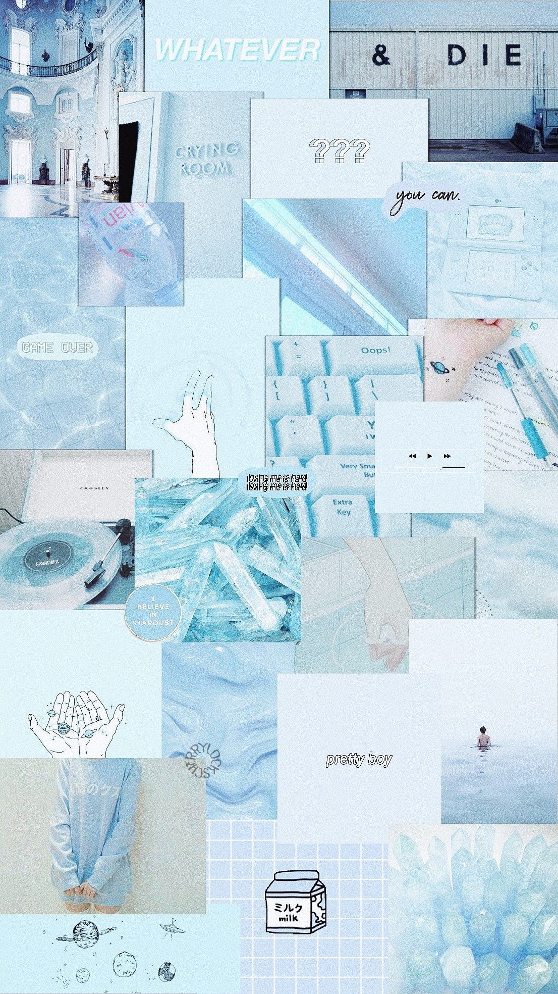 Detail Tumblr Backgrounds Vintage Blue Nomer 14