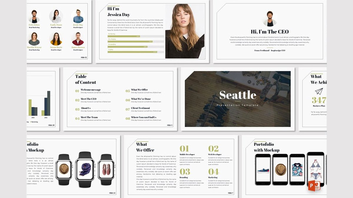 Detail Tumblr Powerpoint Template Free Download Nomer 37