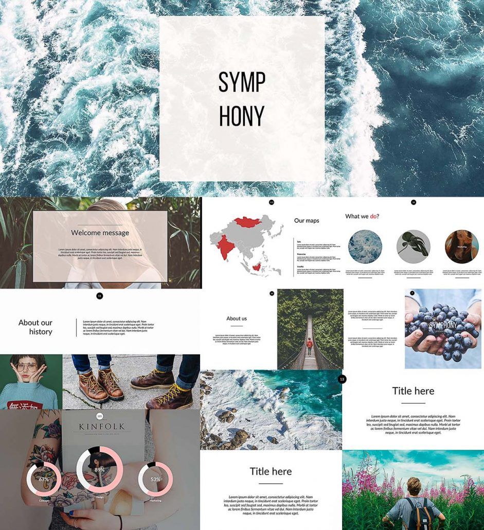 Detail Tumblr Powerpoint Template Free Download Nomer 39