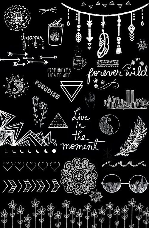 Detail Tumblr Wallpaper Black And White Nomer 22