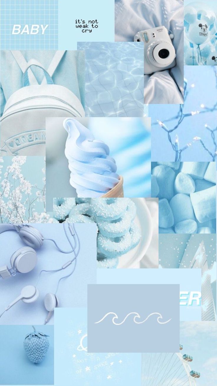 Detail Tumblr Wallpaper Iphone Blue Pastel Nomer 4