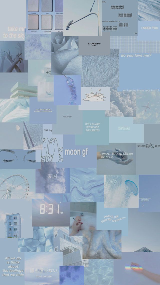 Detail Tumblr Wallpaper Iphone Blue Pastel Nomer 5