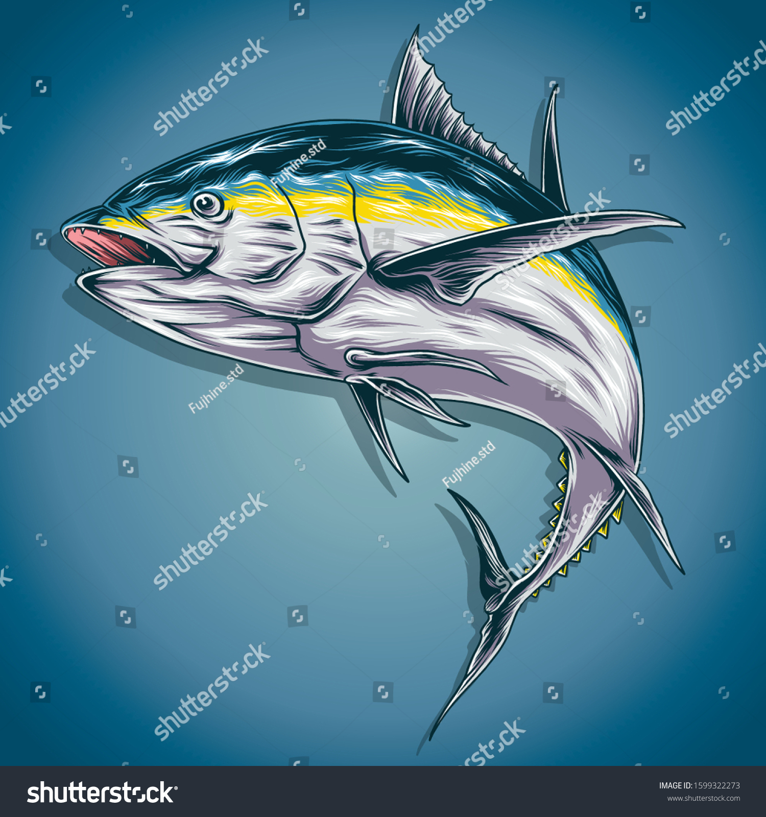 Detail Tunas Vector Nomer 15