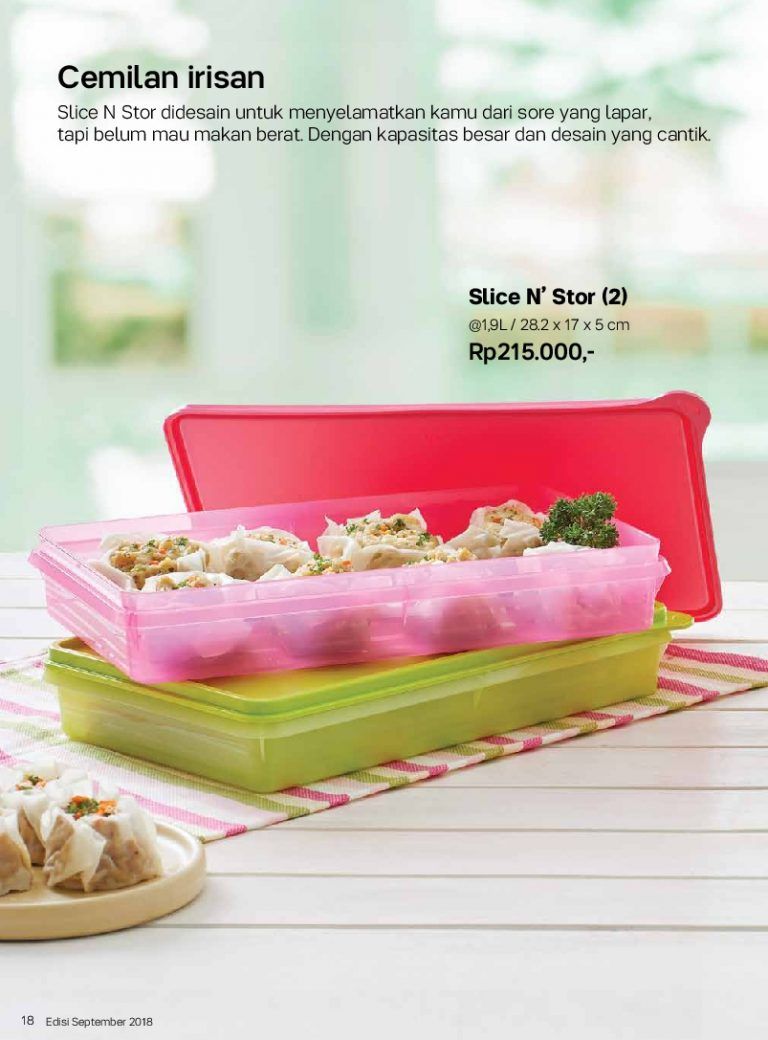 Detail Tupperware Bulan Mei 2018 Nomer 24