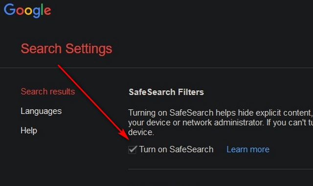 Detail Turn Off Safe Search Nomer 36