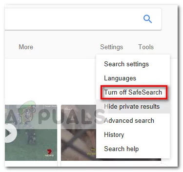 Detail Turn Off Safe Search Nomer 40