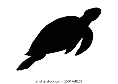 Detail Turtle Silhouette Vector Nomer 15