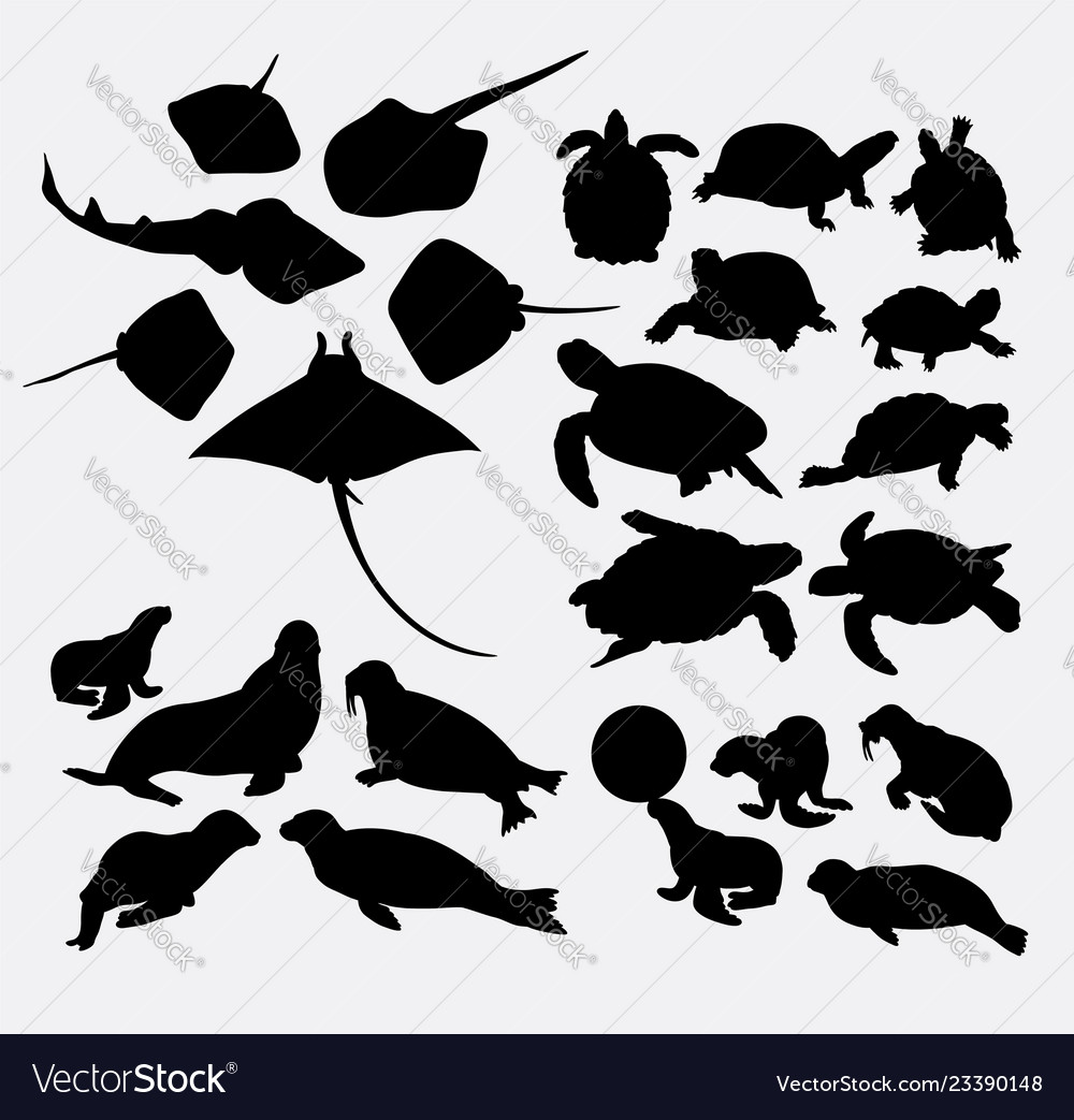 Detail Turtle Silhouette Vector Nomer 51