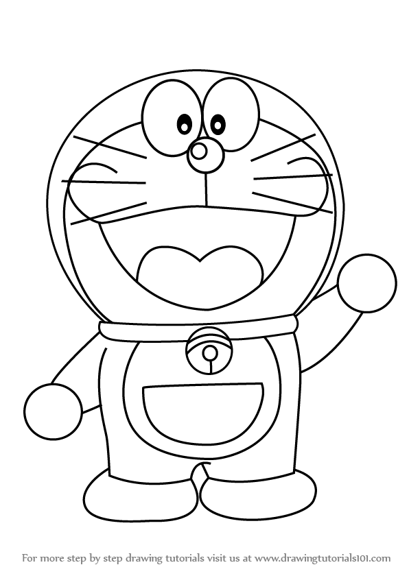 Tutorial Gambar Doraemon - KibrisPDR