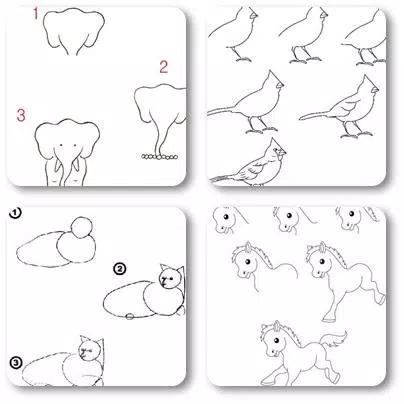 Detail Tutorial Gambar Hewan Nomer 47