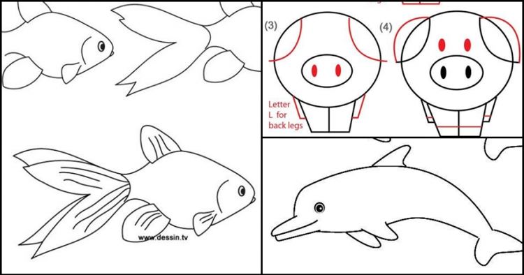 Detail Tutorial Gambar Hewan Untuk Anak Nomer 14