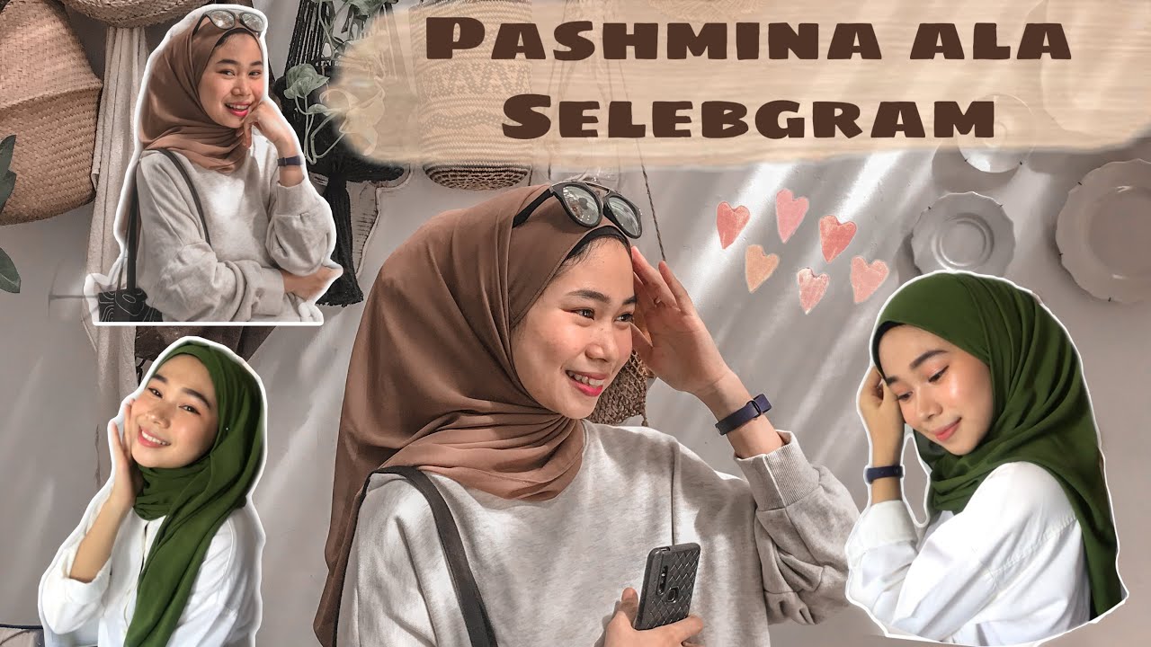 Detail Tutorial Gambar Hijab Pashmina Nomer 32