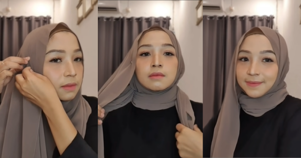 Detail Tutorial Gambar Hijab Pashmina Nomer 36