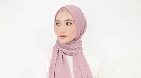 Detail Tutorial Gambar Hijab Pashmina Nomer 49