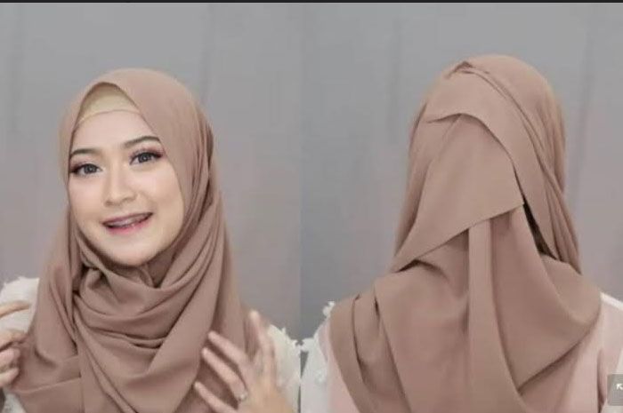 Detail Tutorial Gambar Hijab Pashmina Nomer 52