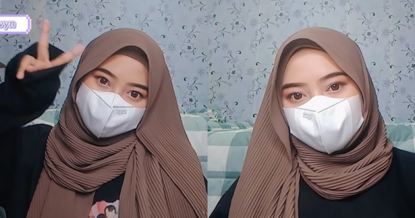 Detail Tutorial Gambar Hijab Pashmina Nomer 9