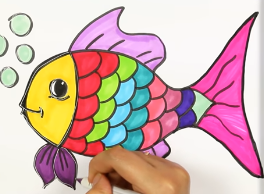 Detail Tutorial Gambar Ikan Nomer 11