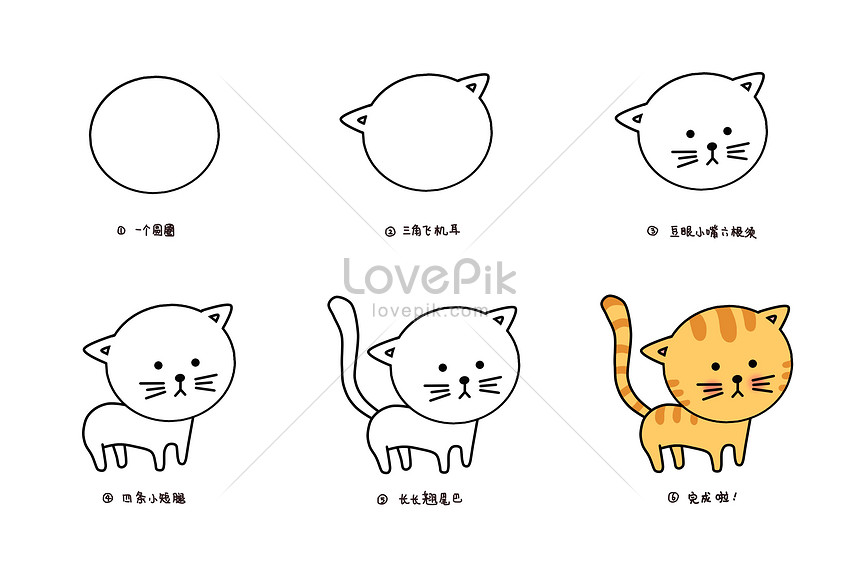 Detail Tutorial Gambar Kucing Nomer 2