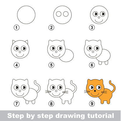 Detail Tutorial Gambar Kucing Nomer 22