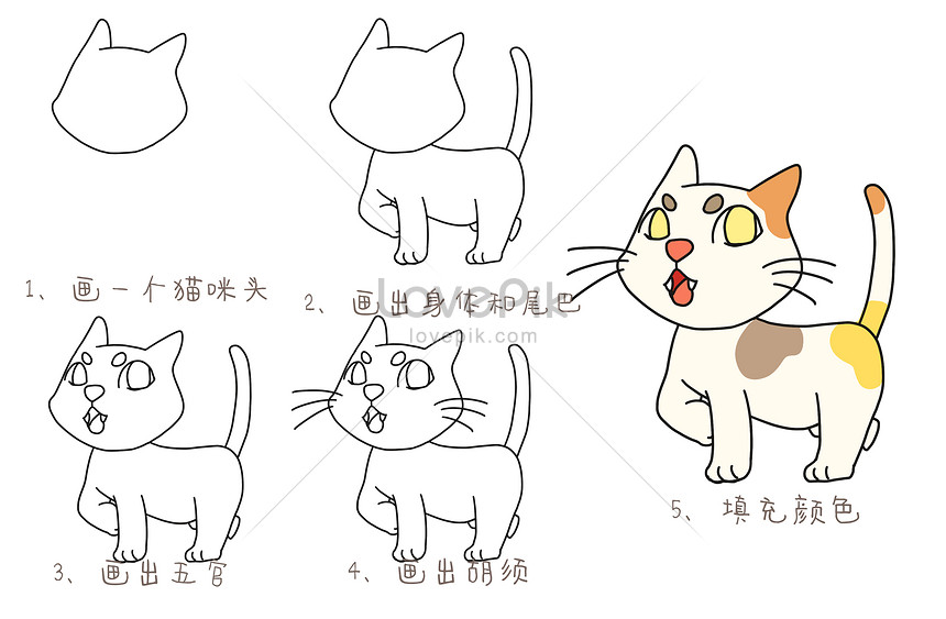 Detail Tutorial Gambar Kucing Nomer 25