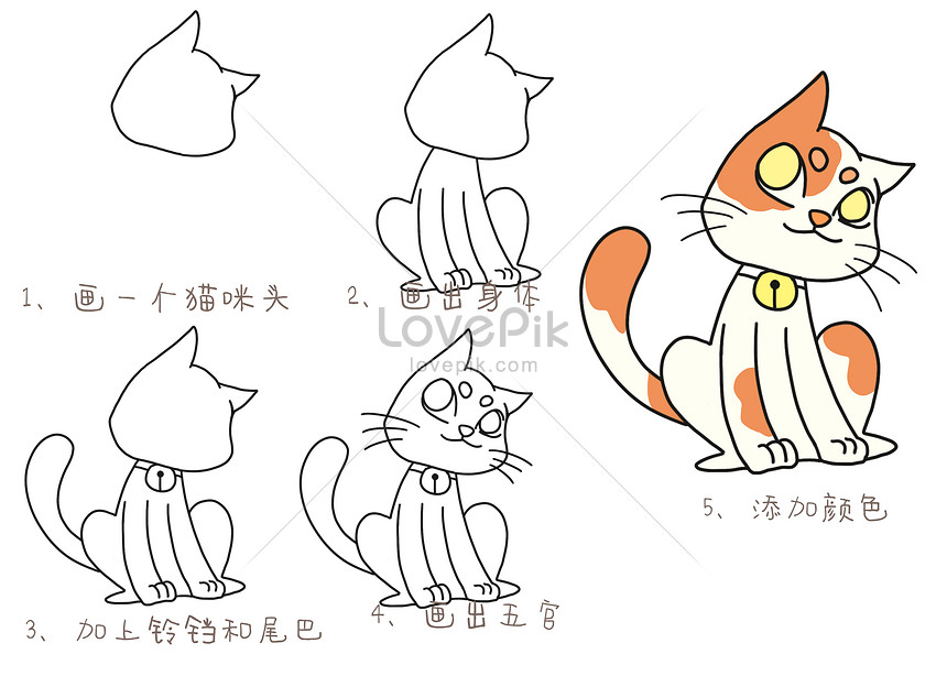 Detail Tutorial Gambar Kucing Nomer 32