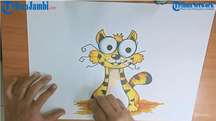 Detail Tutorial Gambar Kucing Nomer 34