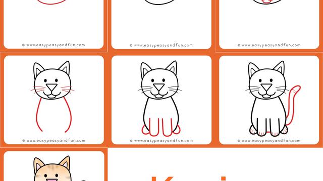 Detail Tutorial Gambar Kucing Nomer 39