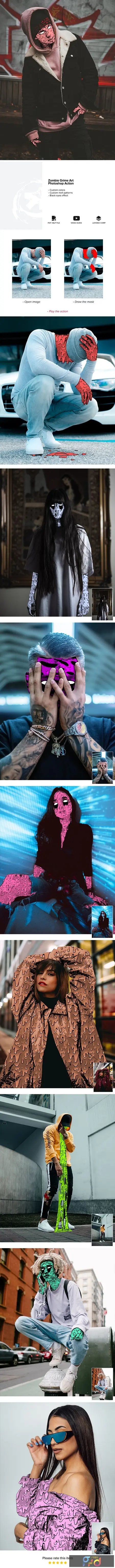 Detail Tutorial Grime Art Photoshop Nomer 34