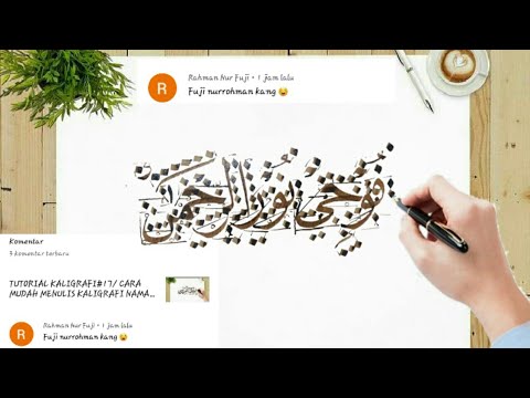 Detail Tutorial Kaligrafi Arab Nomer 33