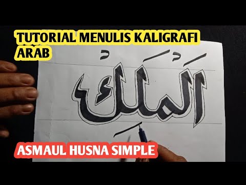 Detail Tutorial Kaligrafi Arab Nomer 8