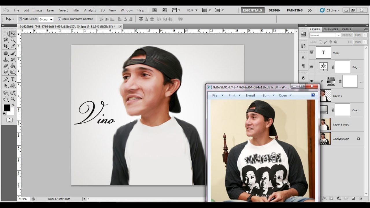 Detail Tutorial Karikatur Photoshop Cs3 Nomer 2