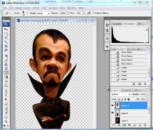Detail Tutorial Karikatur Photoshop Cs3 Nomer 20