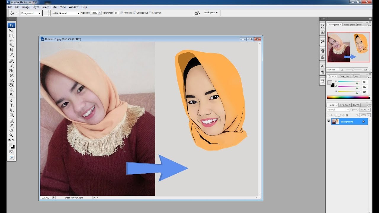 Detail Tutorial Karikatur Photoshop Cs3 Nomer 3