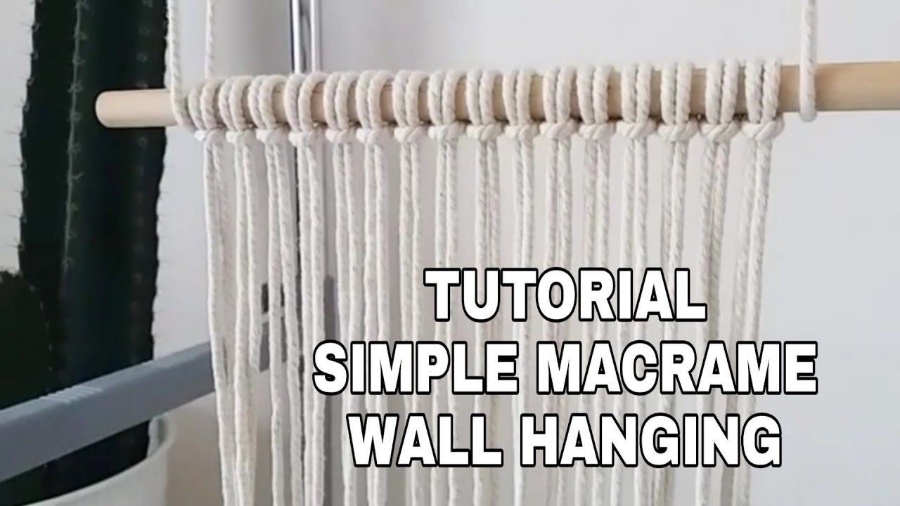 Detail Tutorial Macrame Hiasan Dinding Nomer 10