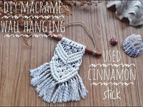 Detail Tutorial Macrame Hiasan Dinding Nomer 21