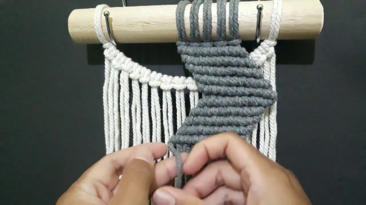 Detail Tutorial Macrame Hiasan Dinding Nomer 26