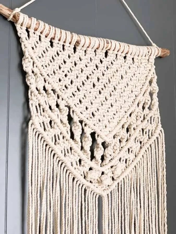 Detail Tutorial Macrame Hiasan Dinding Nomer 27