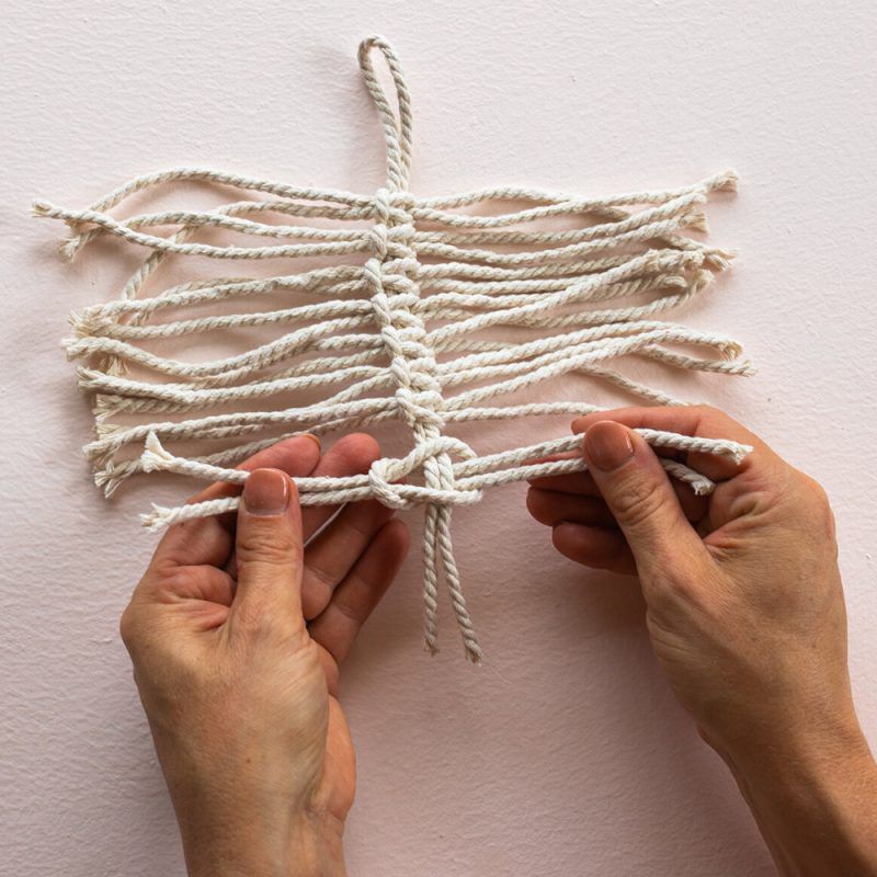 Detail Tutorial Macrame Hiasan Dinding Nomer 32