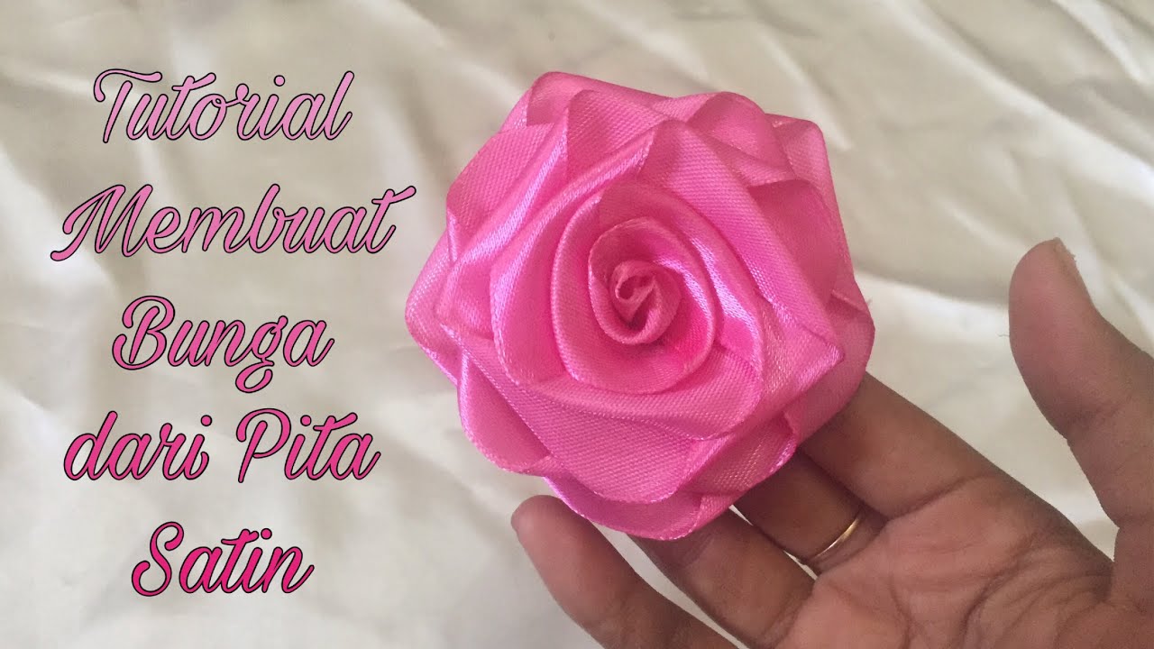 Detail Tutorial Membuat Mawar Dari Pita Nomer 18