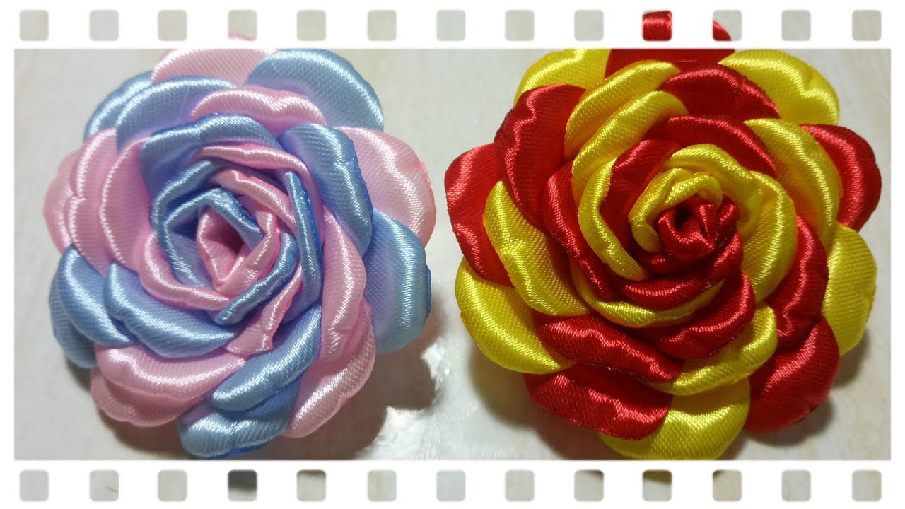 Detail Tutorial Membuat Mawar Dari Pita Nomer 22