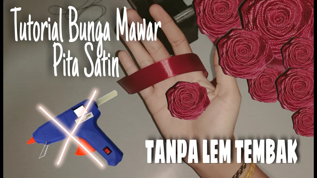 Detail Tutorial Membuat Mawar Dari Pita Nomer 24