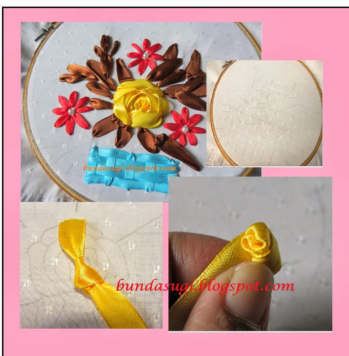 Detail Tutorial Membuat Mawar Dari Pita Nomer 44