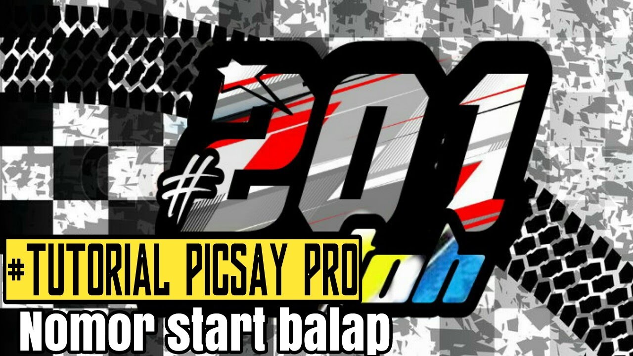 Detail Tutorial Membuat Nomor Start Dengan Picsay Pro Nomer 4