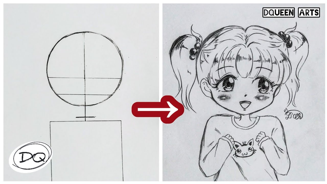 Detail Tutorial Menggambar Anime Dengan Pensil Nomer 12